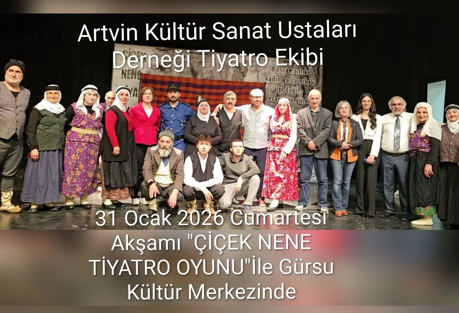 “Çiçek Nene” Gürsu’da Seyirciyle Buluşuyor